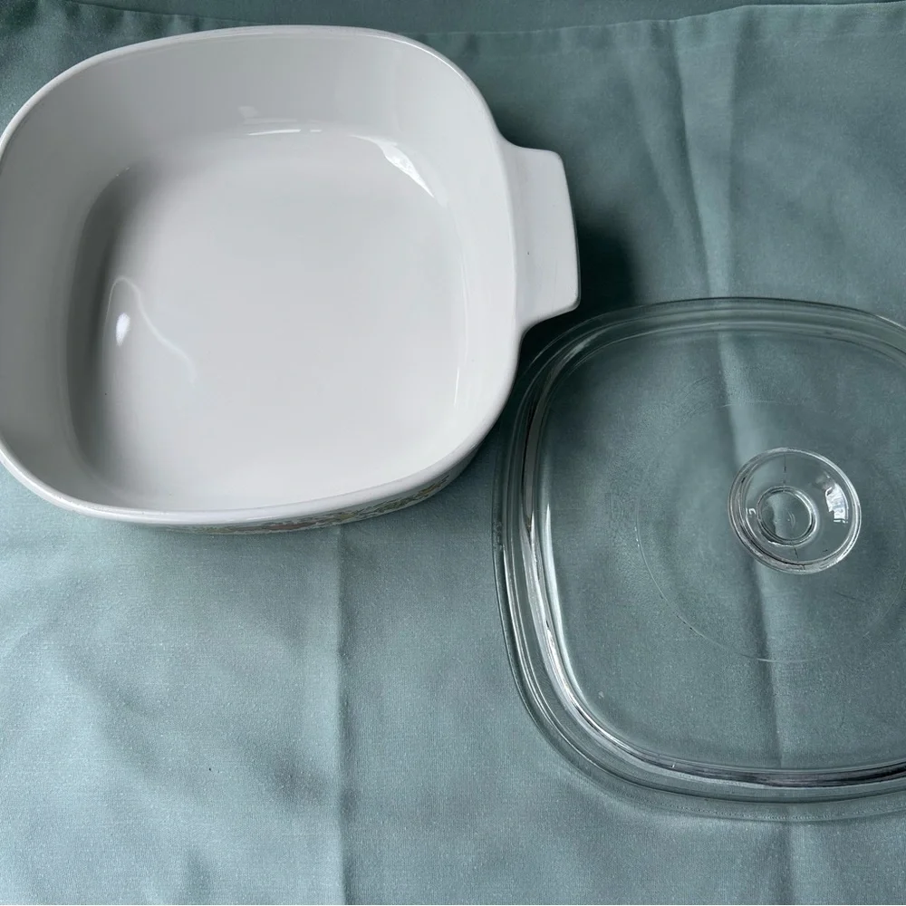 Vintage Rare Corning Ware “Spice of Life” 1.5 Qt and 2 Qt casseroles. $75 Set.